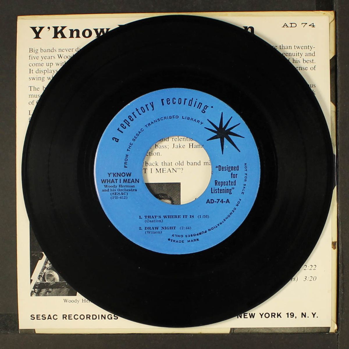 y'know what i mean by WOODY HERMAN
