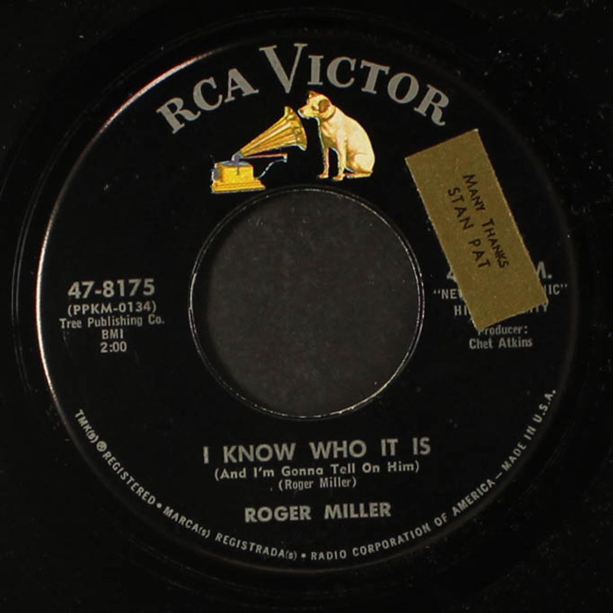 lock, stock and teardrops / i know who it is by ROGER MILLER