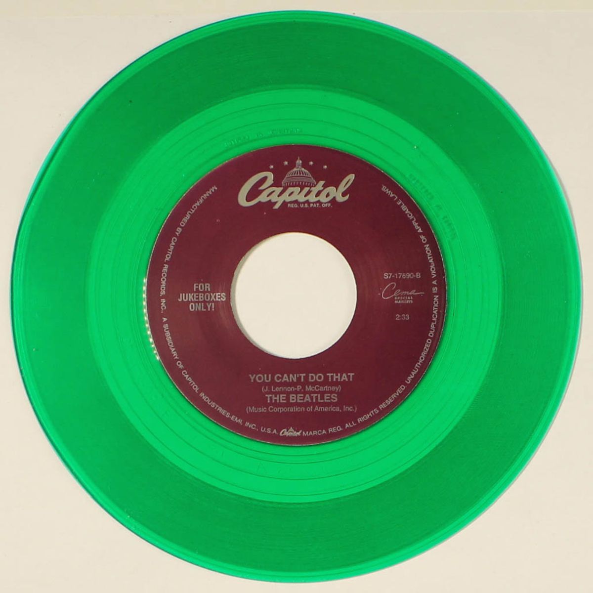 can't buy me love / you can't do that by BEATLES