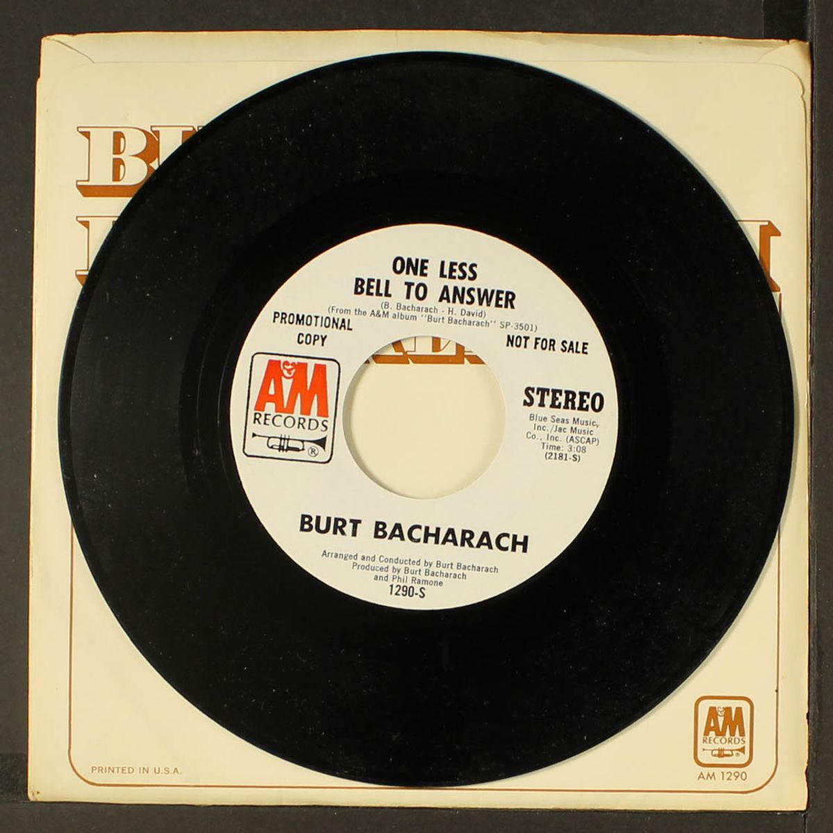 one less bell to answer by BURT BACHARACH