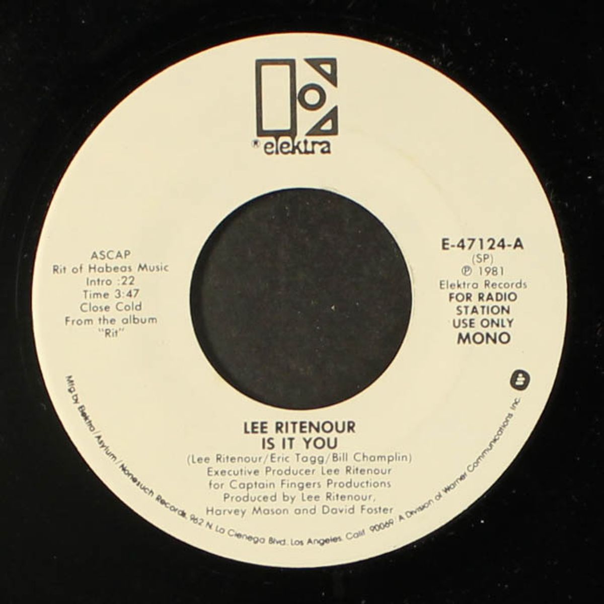 is it you / mono by LEE RITENOUR