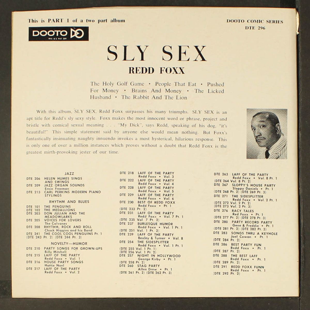 sly sex, part 1 by REDD FOXX