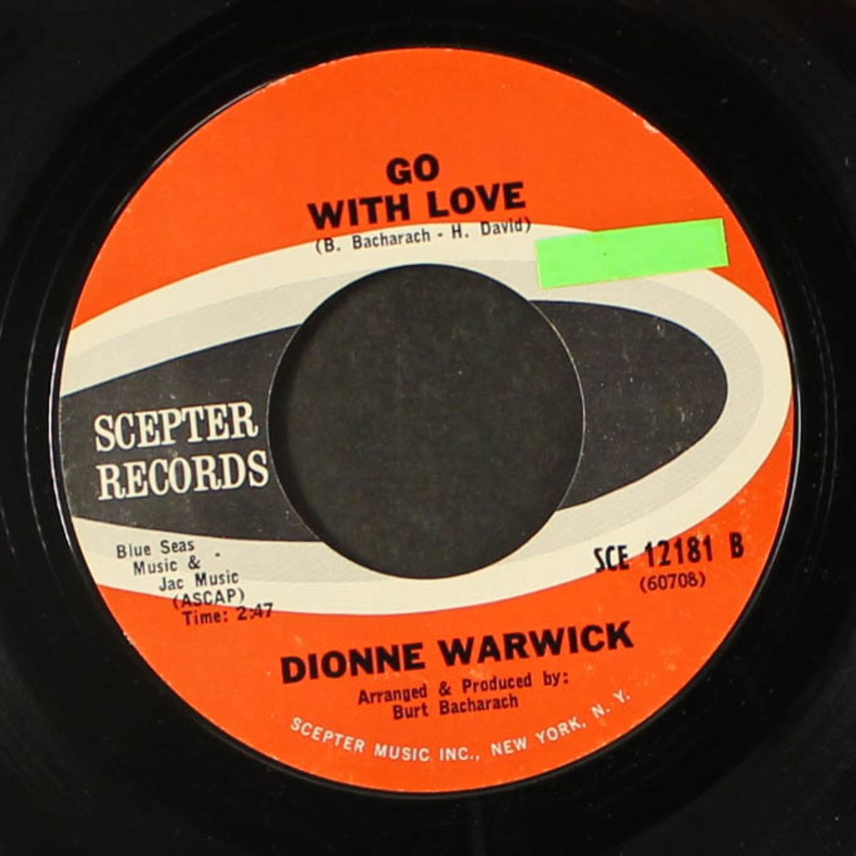 another night / go with love by DIONNE WARWICK