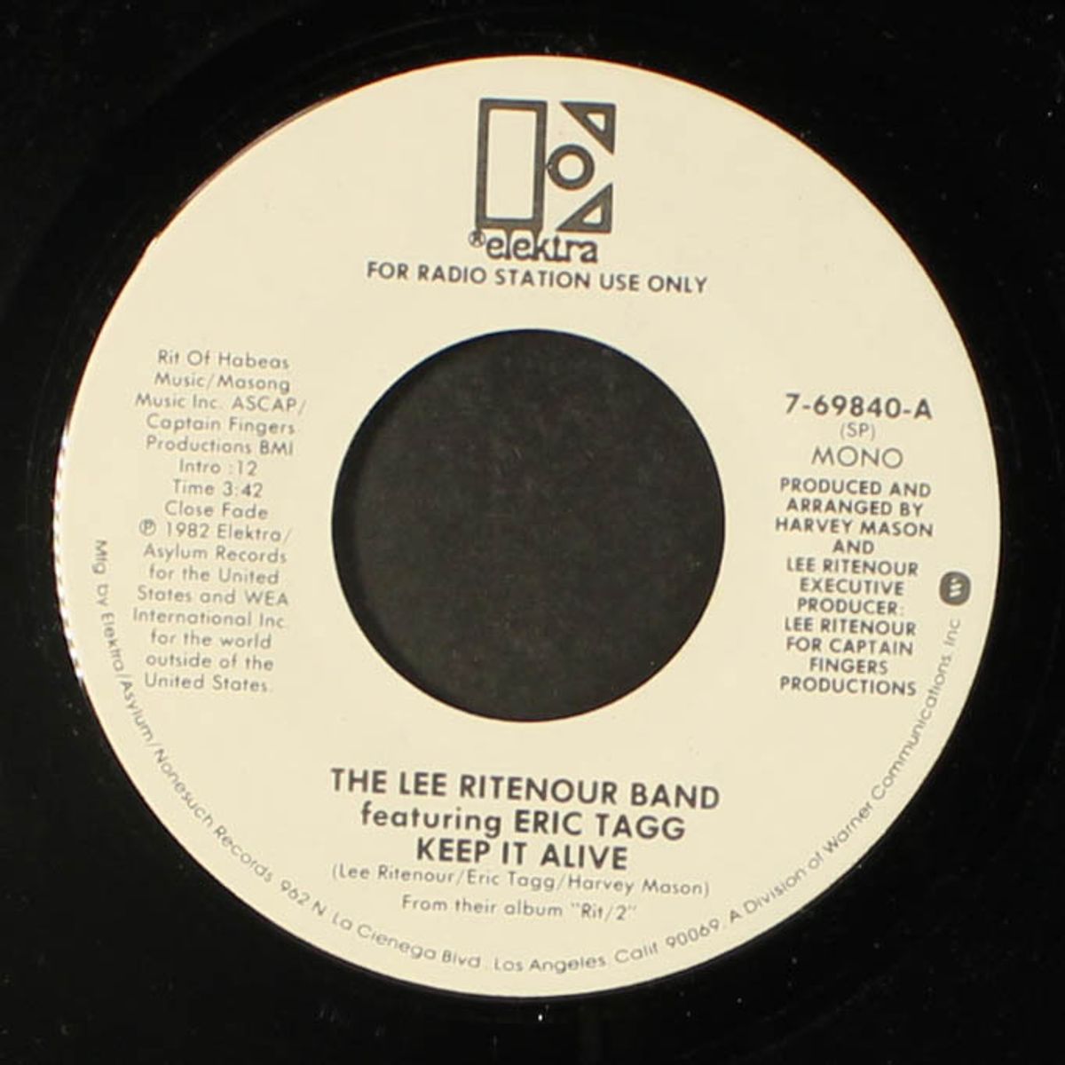 keep it alive / mono by LEE RITENOUR BAND W/ ERIC TAGG