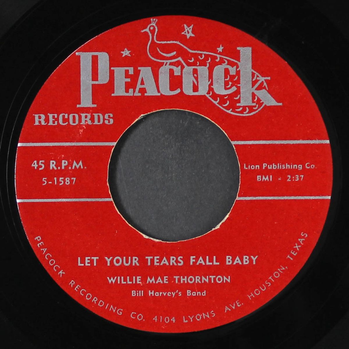 no jody for me / let your tears fall baby by WILLIE MAE THORNTON