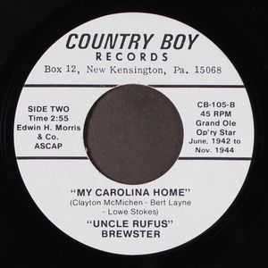 UNCLE RUFUS BREWSTER