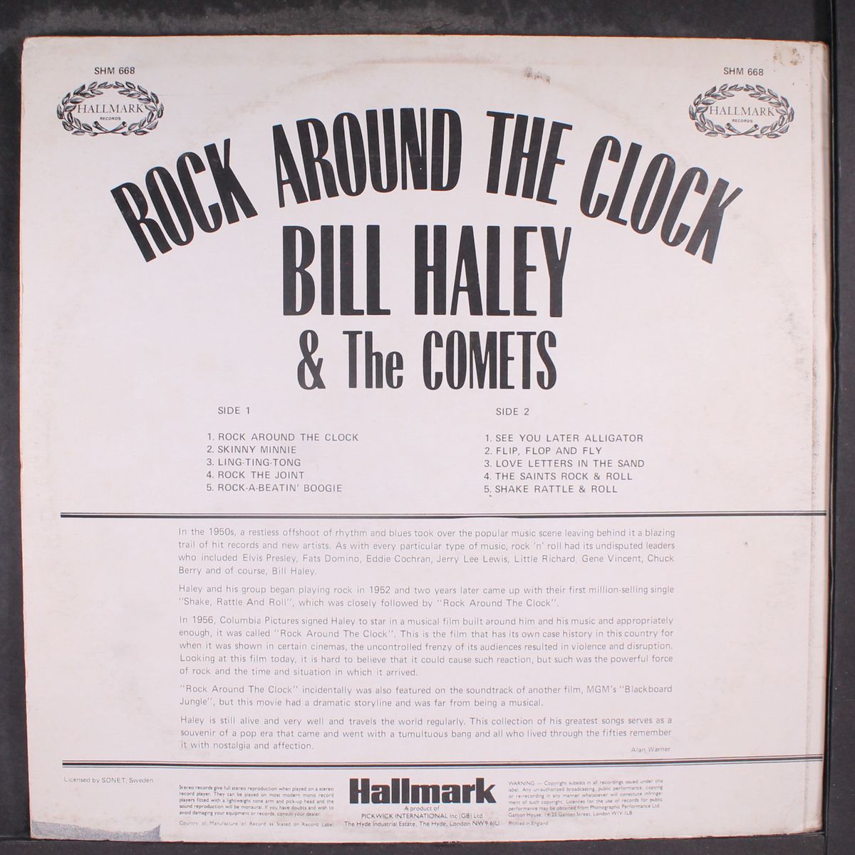 rock around the clock by BILL HALEY & COMETS