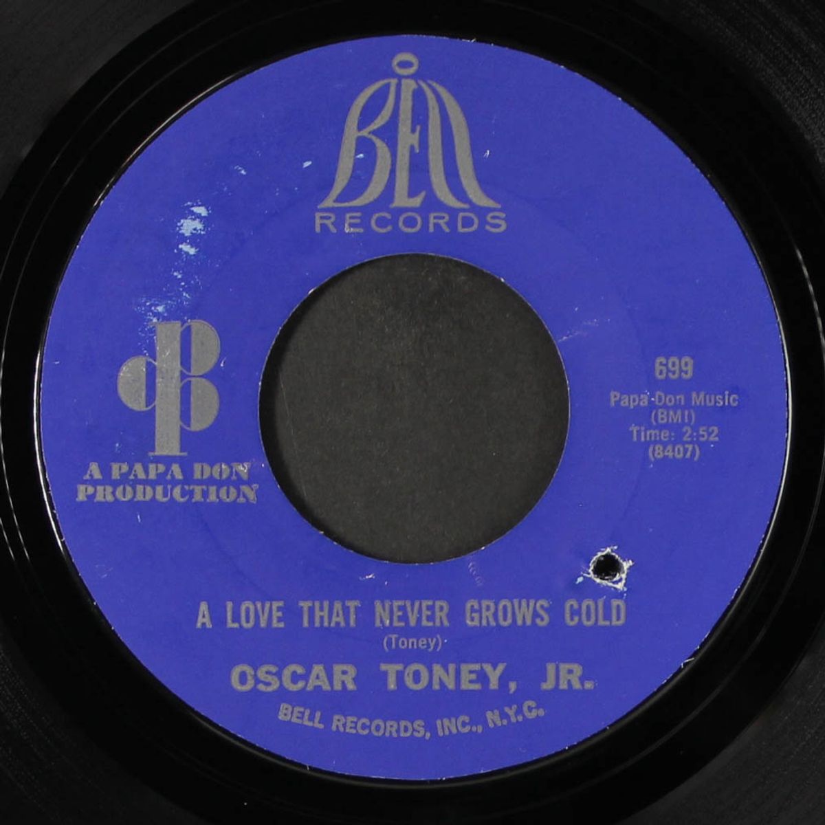 without love (there is nothing) / a love that never grows cold by OSCAR TONEY, JR.