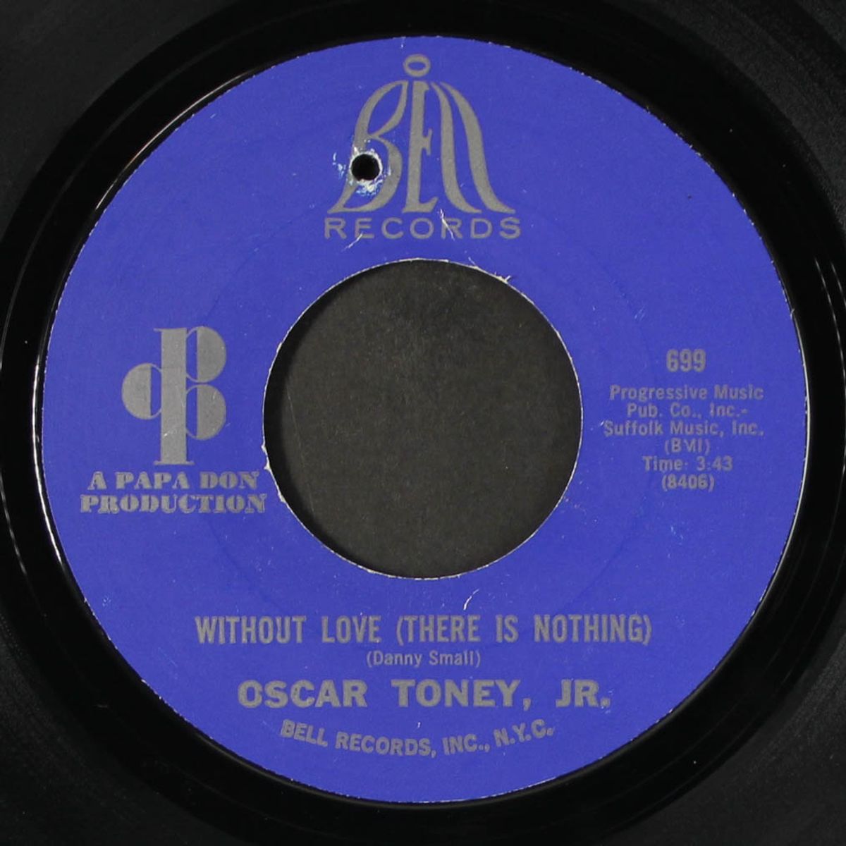 without love (there is nothing) / a love that never grows cold by OSCAR TONEY, JR.
