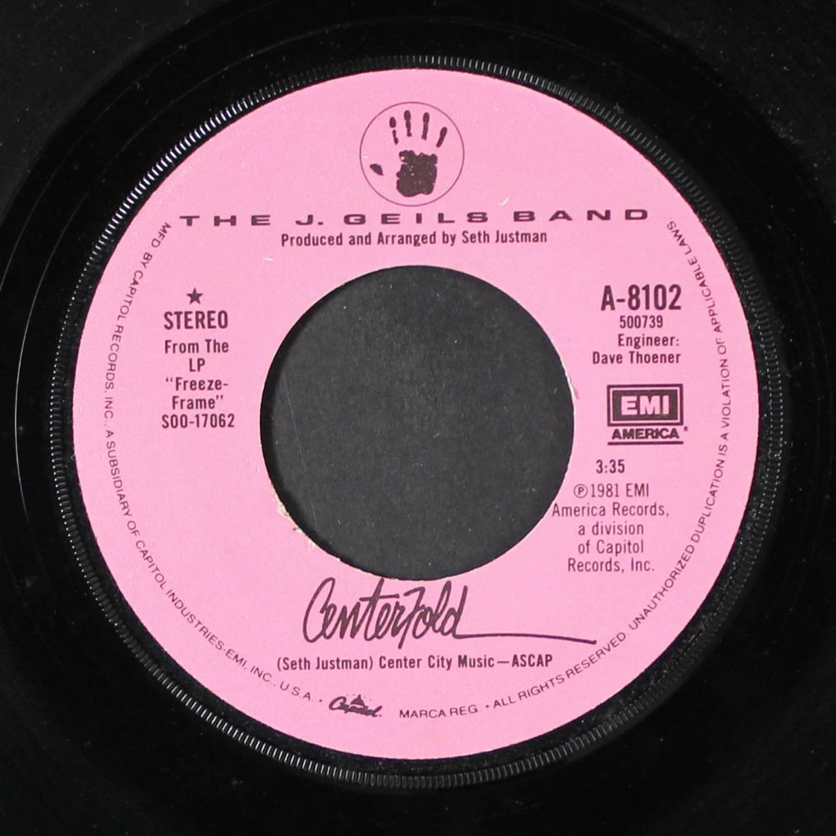 centerfold by J. GEILS BAND
