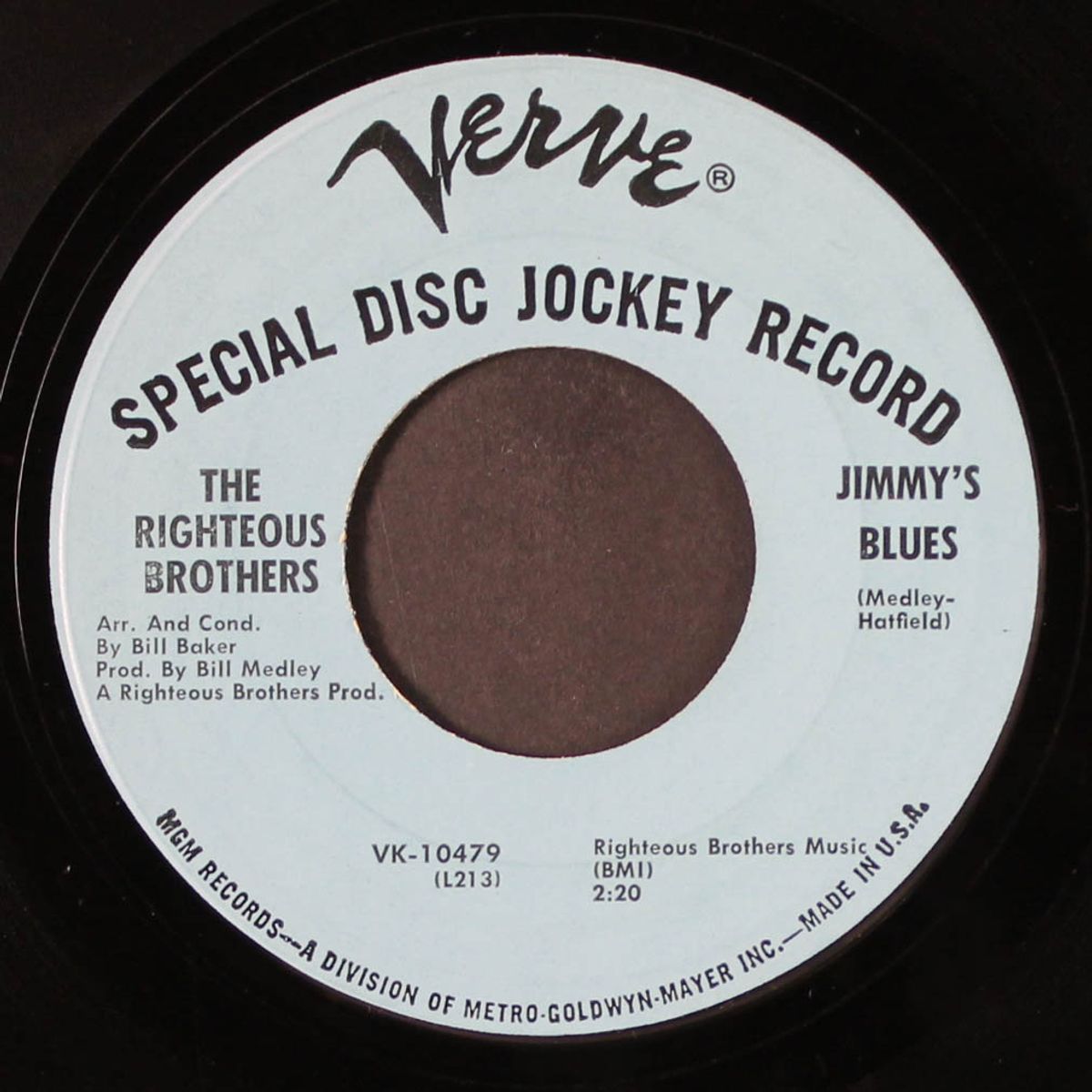 along came jones / jimmy's blues by RIGHTEOUS BROTHERS