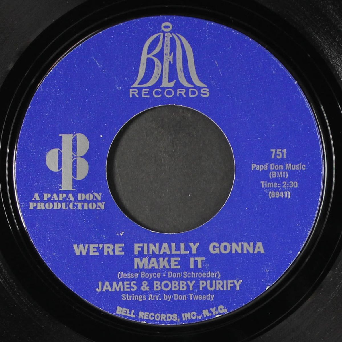 untie me / we're finally gonna make it by JAMES & BOBBY PURIFY