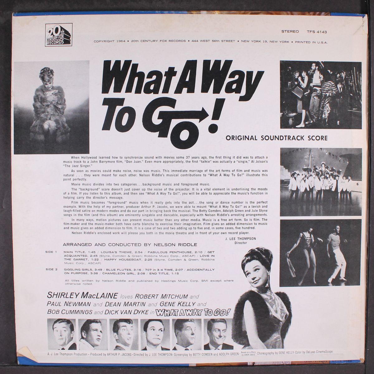 what a way to go by SOUNDTRACK