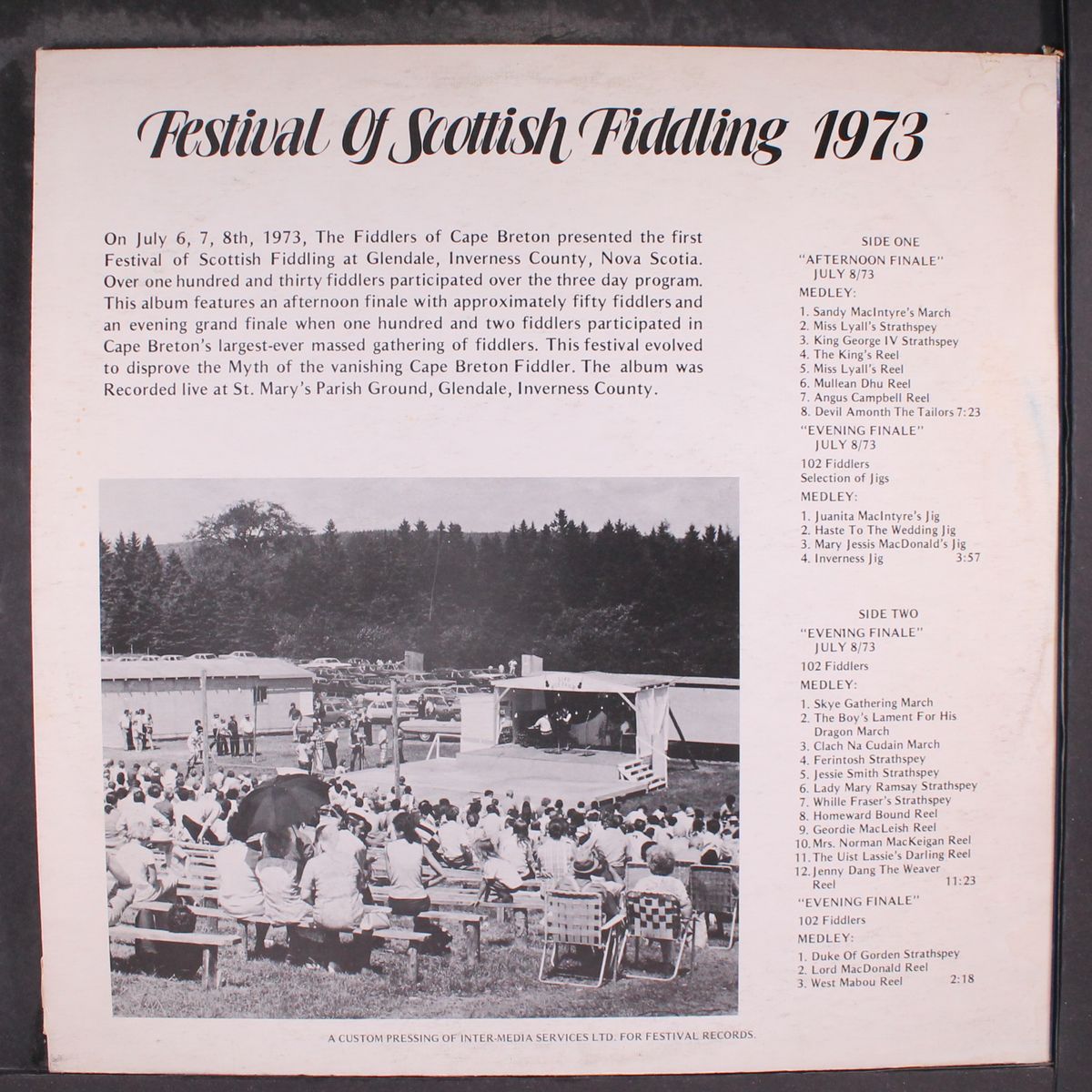 festival of scottish fiddling 1973 by VARIOUS