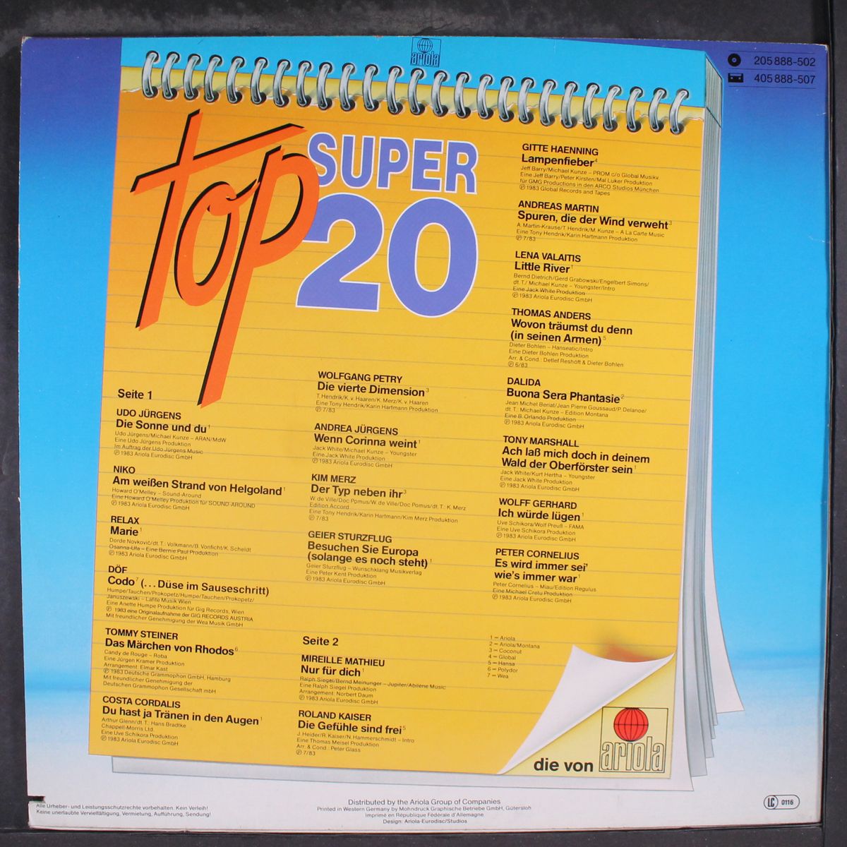 top super 20 by VARIOUS
