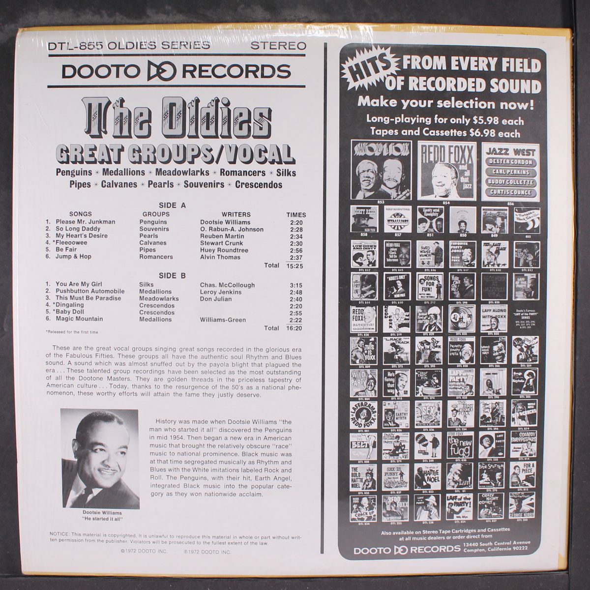 the oldies great groups/vocal by VARIOUS