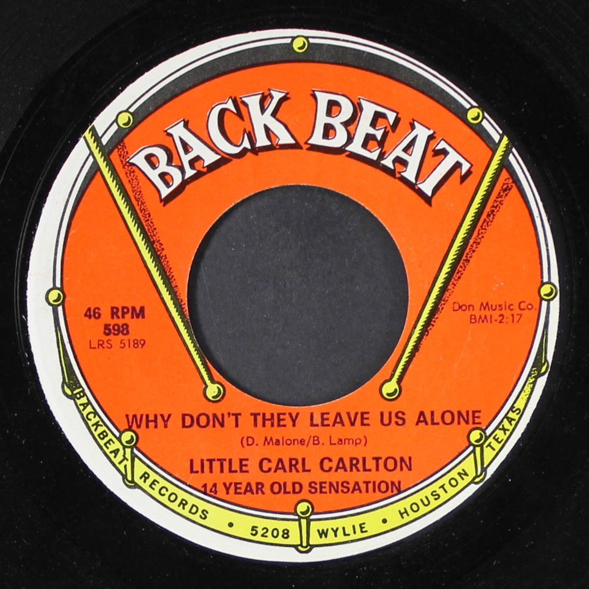 why don't they leave us alone / 46 drums - 1 guitar by LITTLE CARL CARLTON