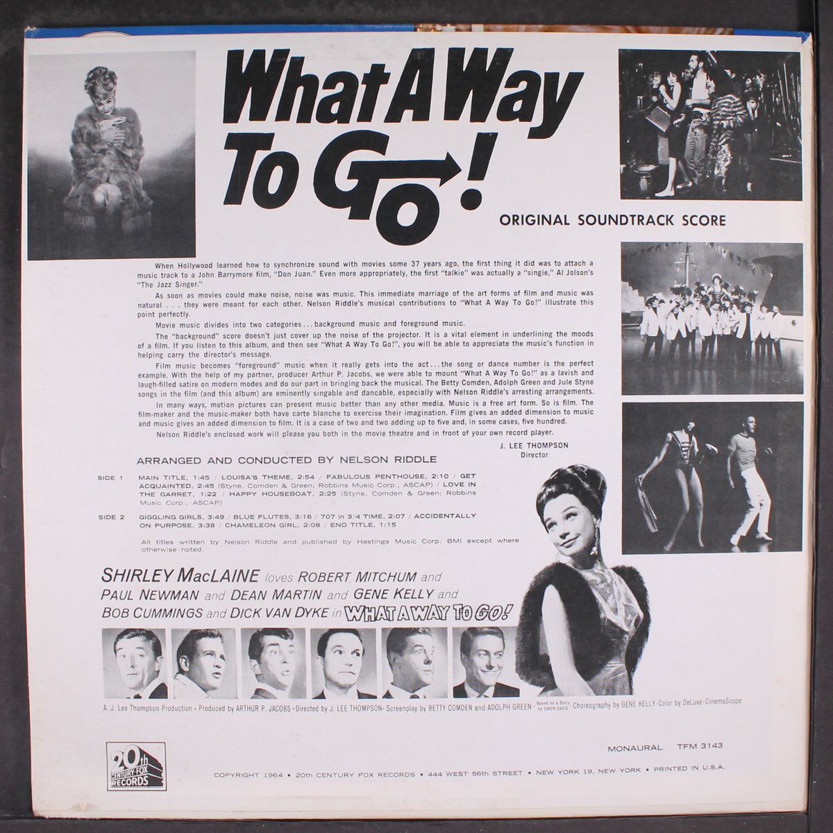 what a way to go by SOUNDTRACK