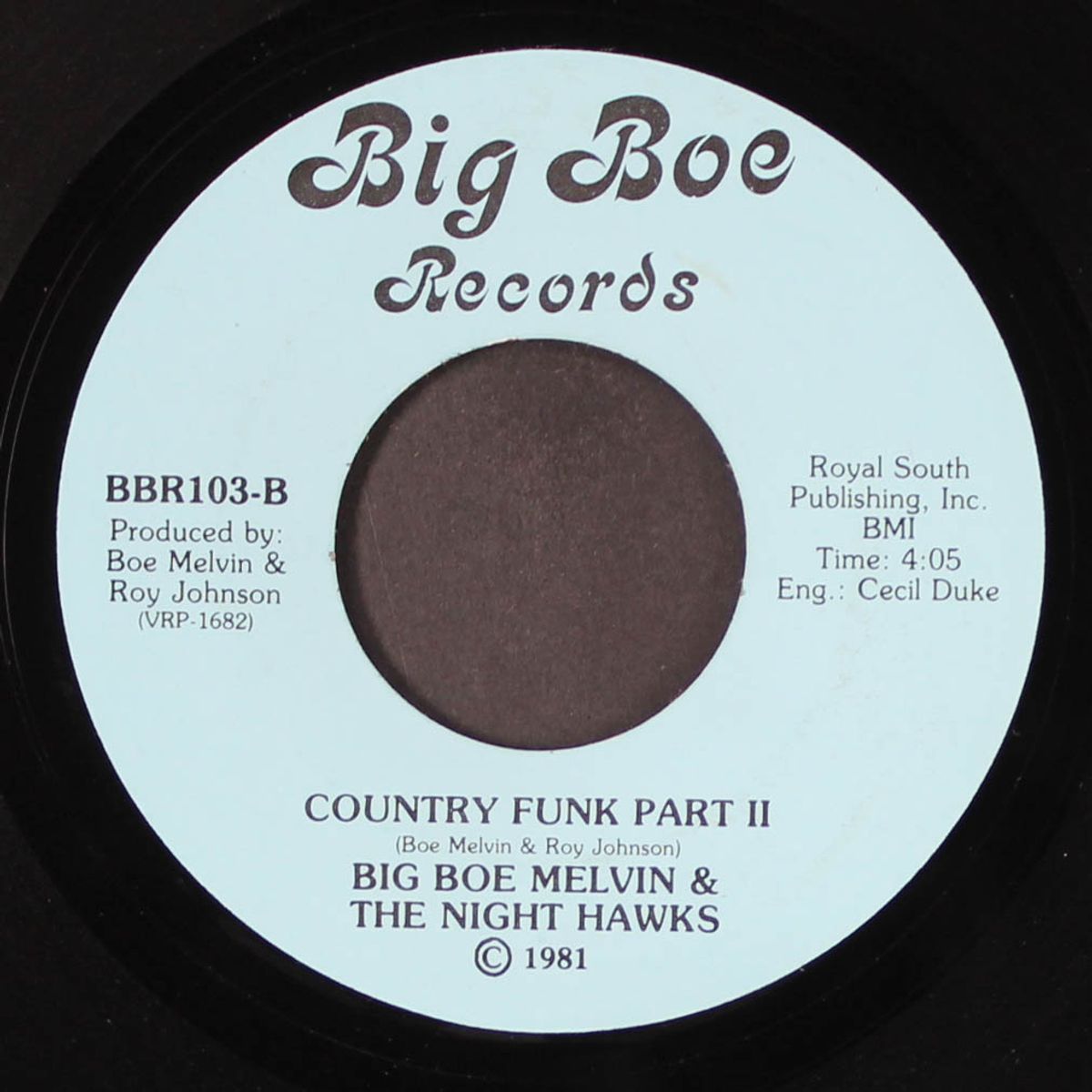 country funk / country funk pt. 2 by BIG BOE MELVIN & NIGHT HAWKS