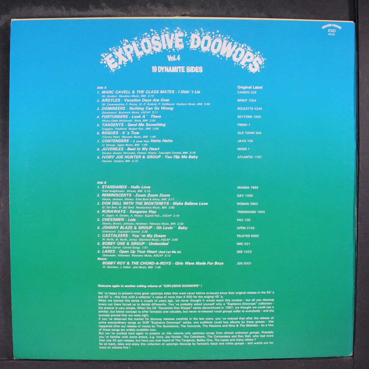 explosive doowops, vol. 4 by VARIOUS