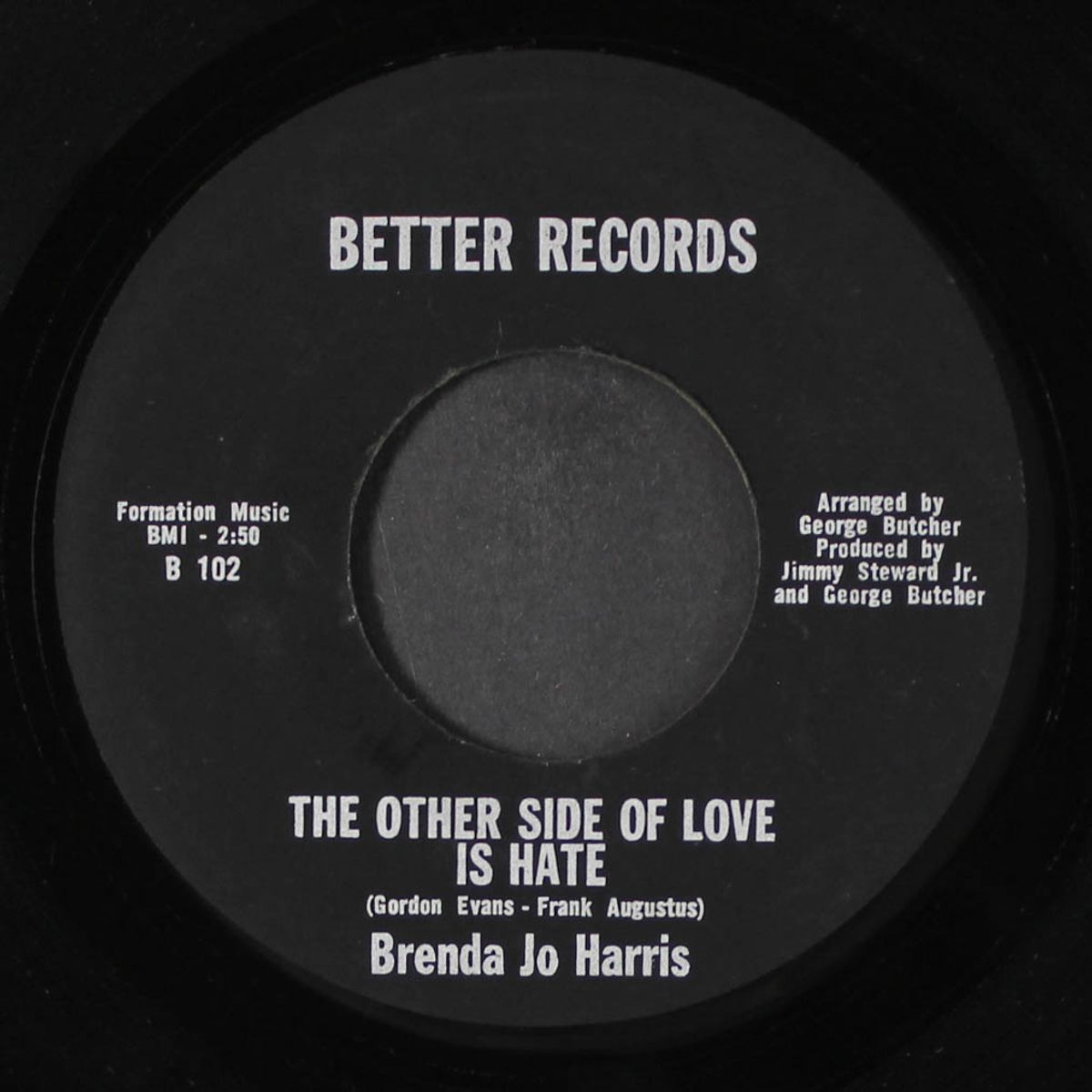 she'll snatch him / the other side of love is hate by BRENDA JO HARRIS