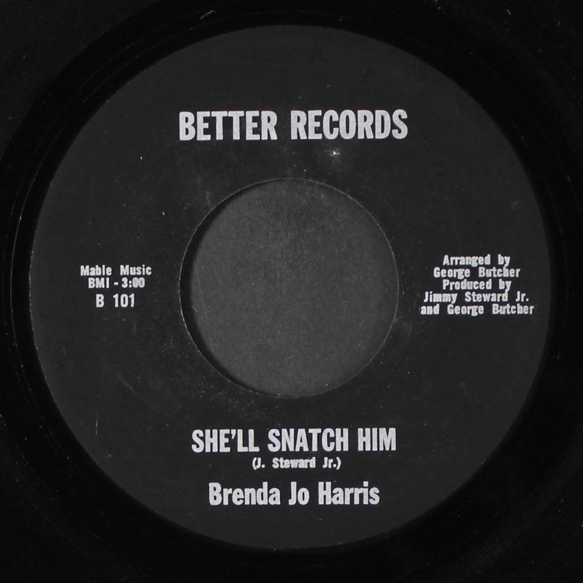 she'll snatch him / the other side of love is hate by BRENDA JO HARRIS
