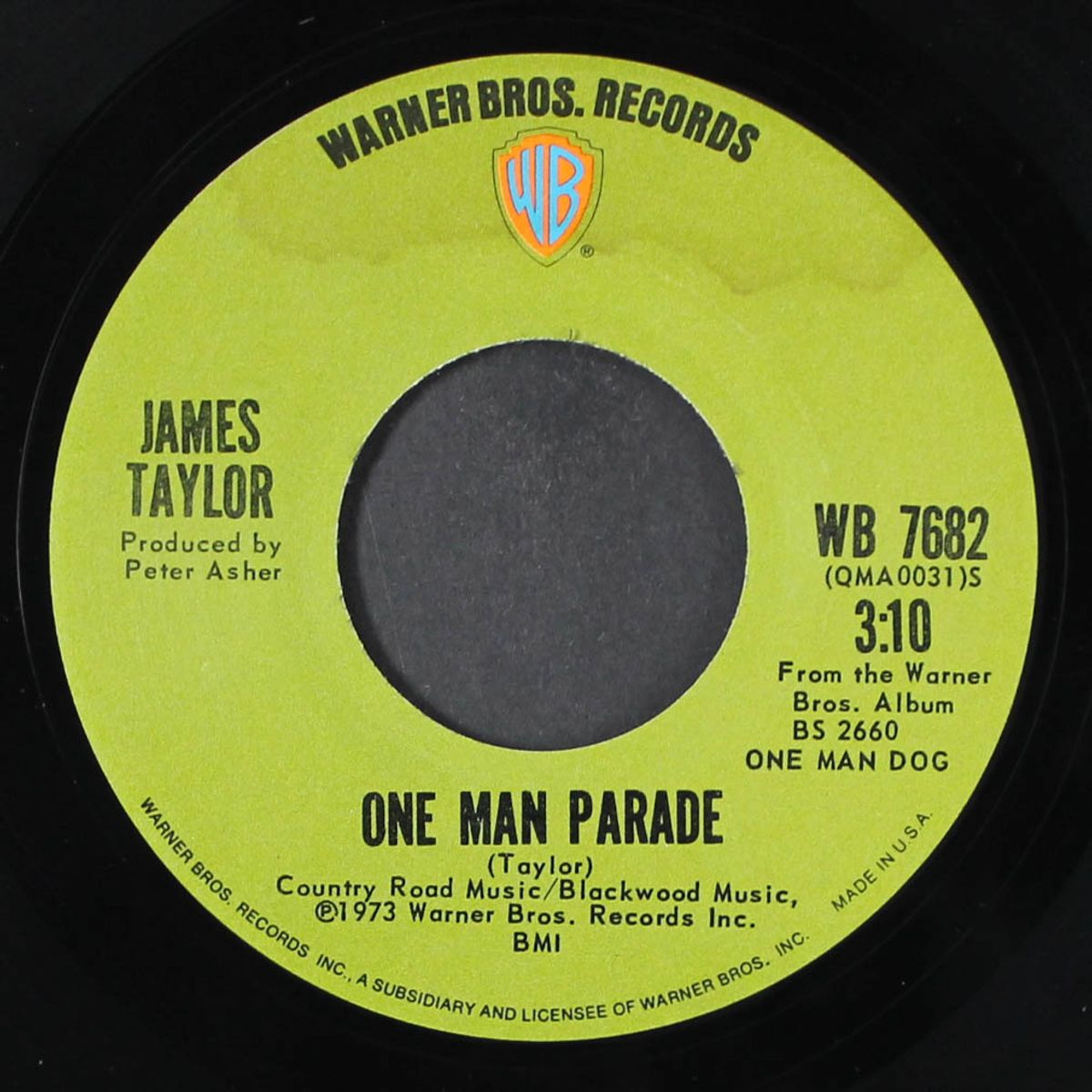 one man parade / nobody but you by JAMES TAYLOR