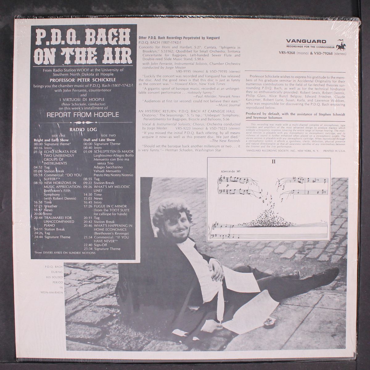 on the air by P.D.Q. BACH