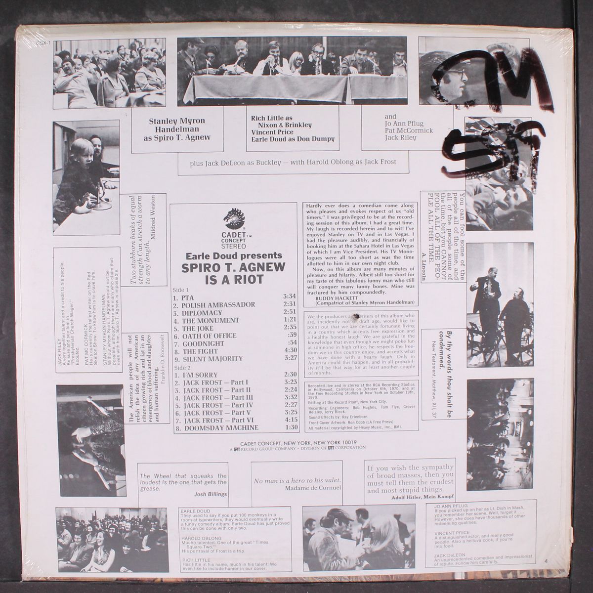 spiro t. agnew is a riot by EARLE DOUD
