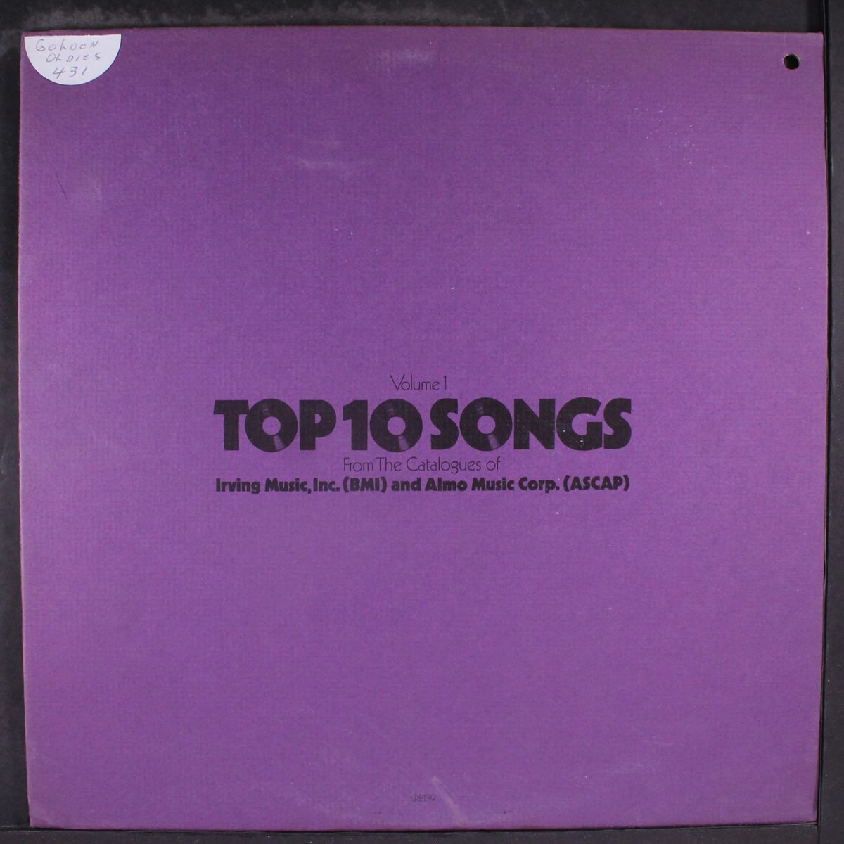 top ten songs vol. 1 from irving & almo music by JEFFERSON AIRPLANE & OTHERS