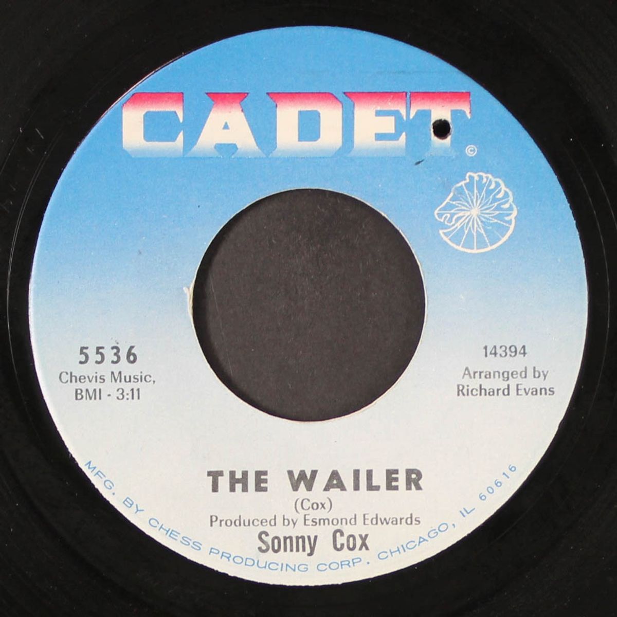 the wailer / hoggin' by SONNY COX