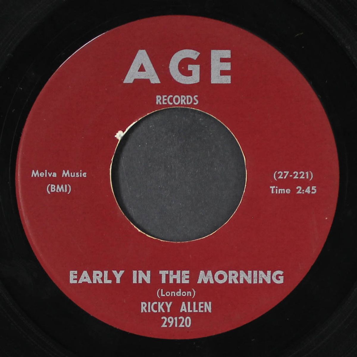 catch up with your crowd / early in the morning by RICKY ALLEN