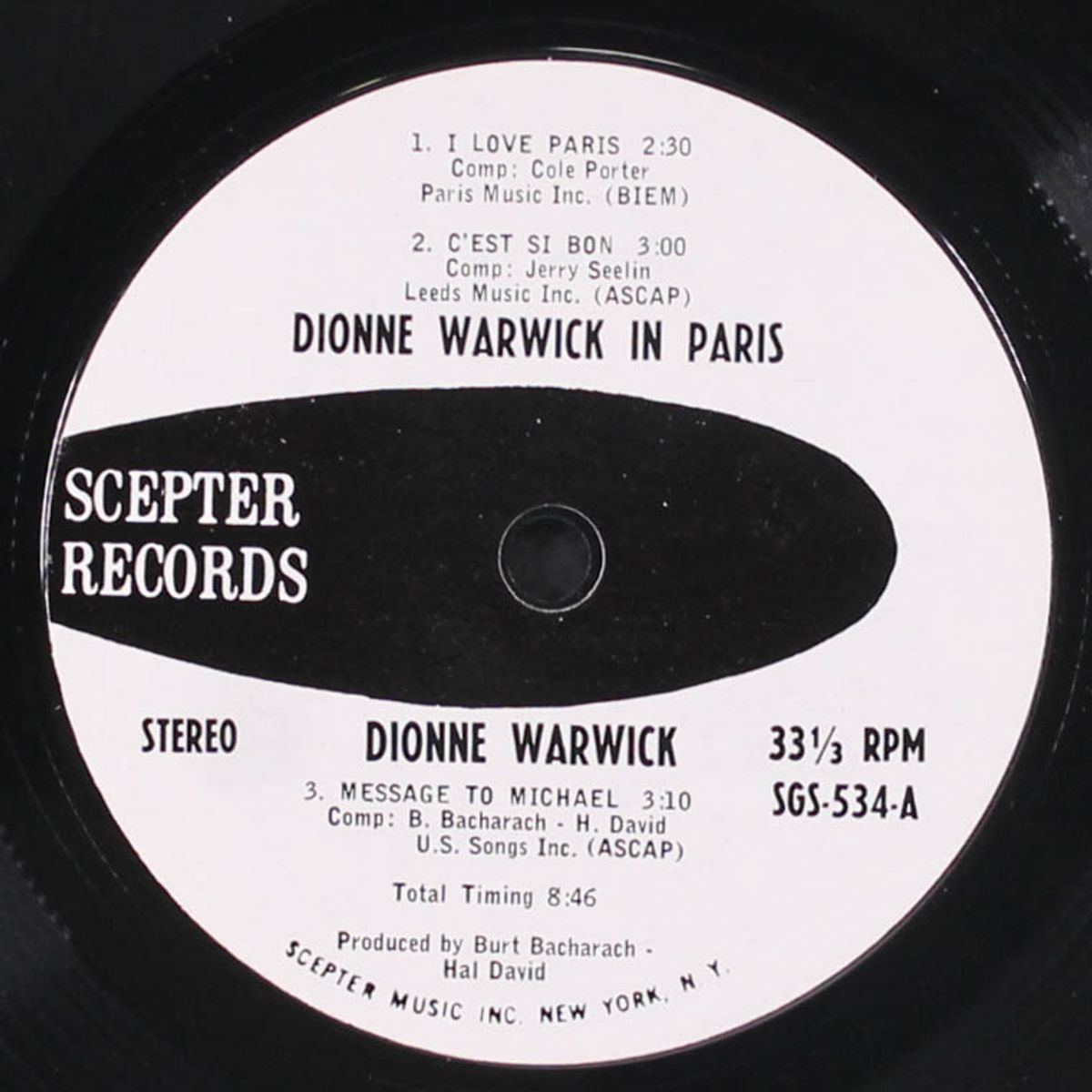 in paris by DIONNE WARWICK