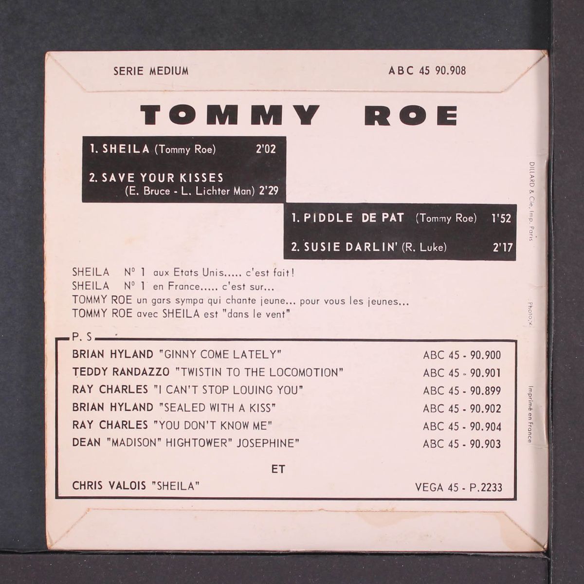 sheila by TOMMY ROE