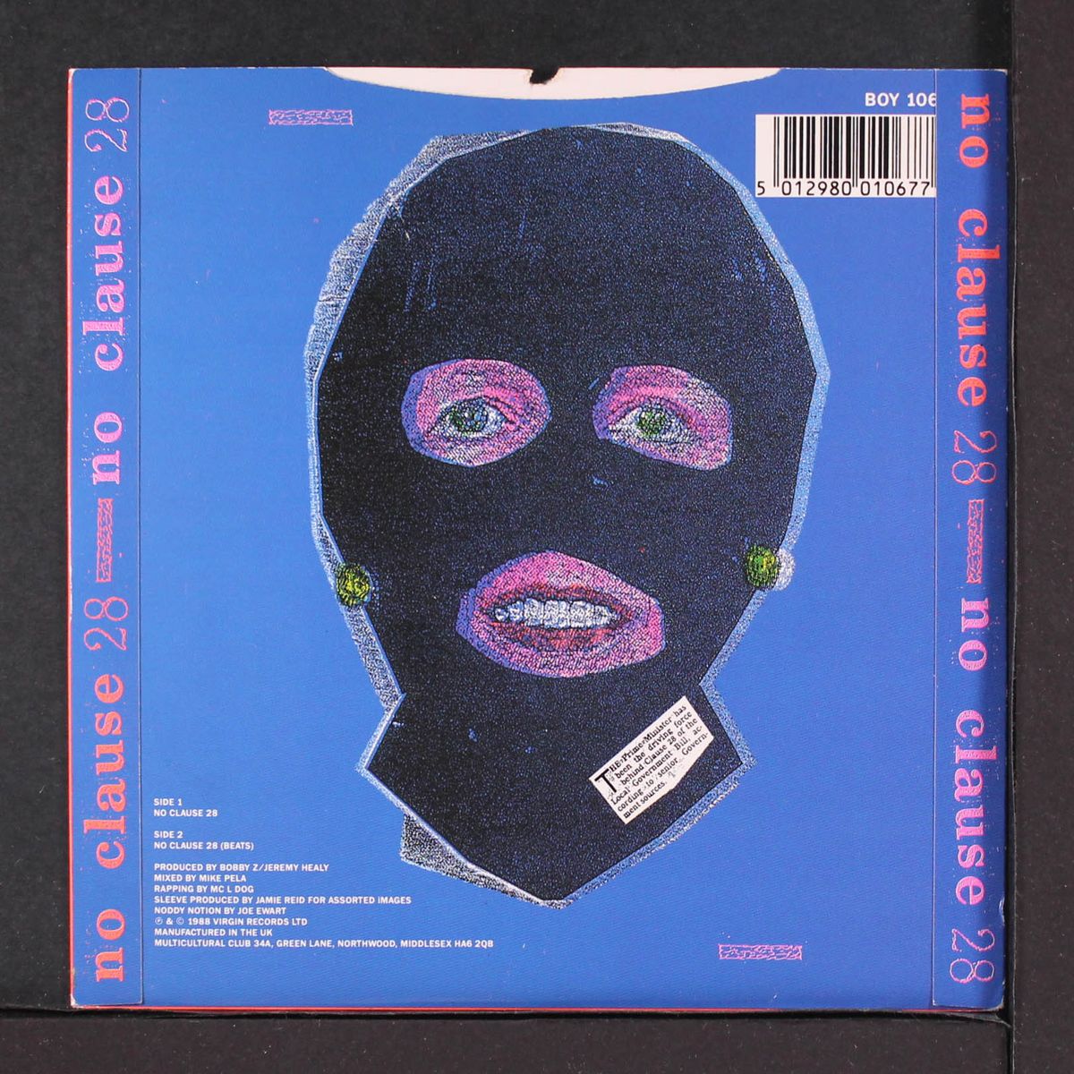 no clause 28 / no clause 28 (beats) by BOY GEORGE