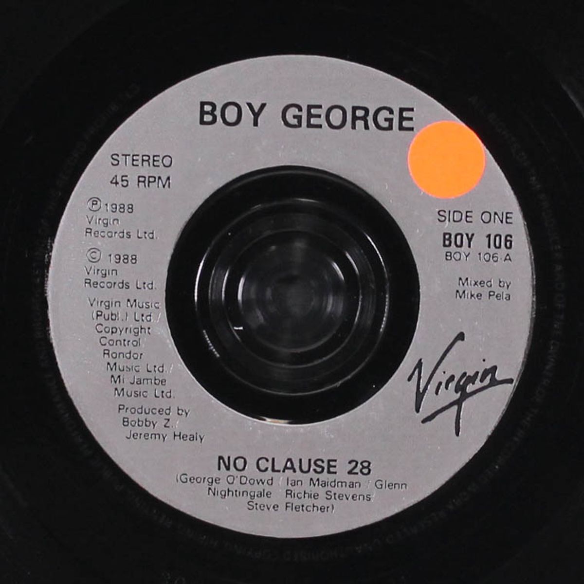 no clause 28 / no clause 28 (beats) by BOY GEORGE