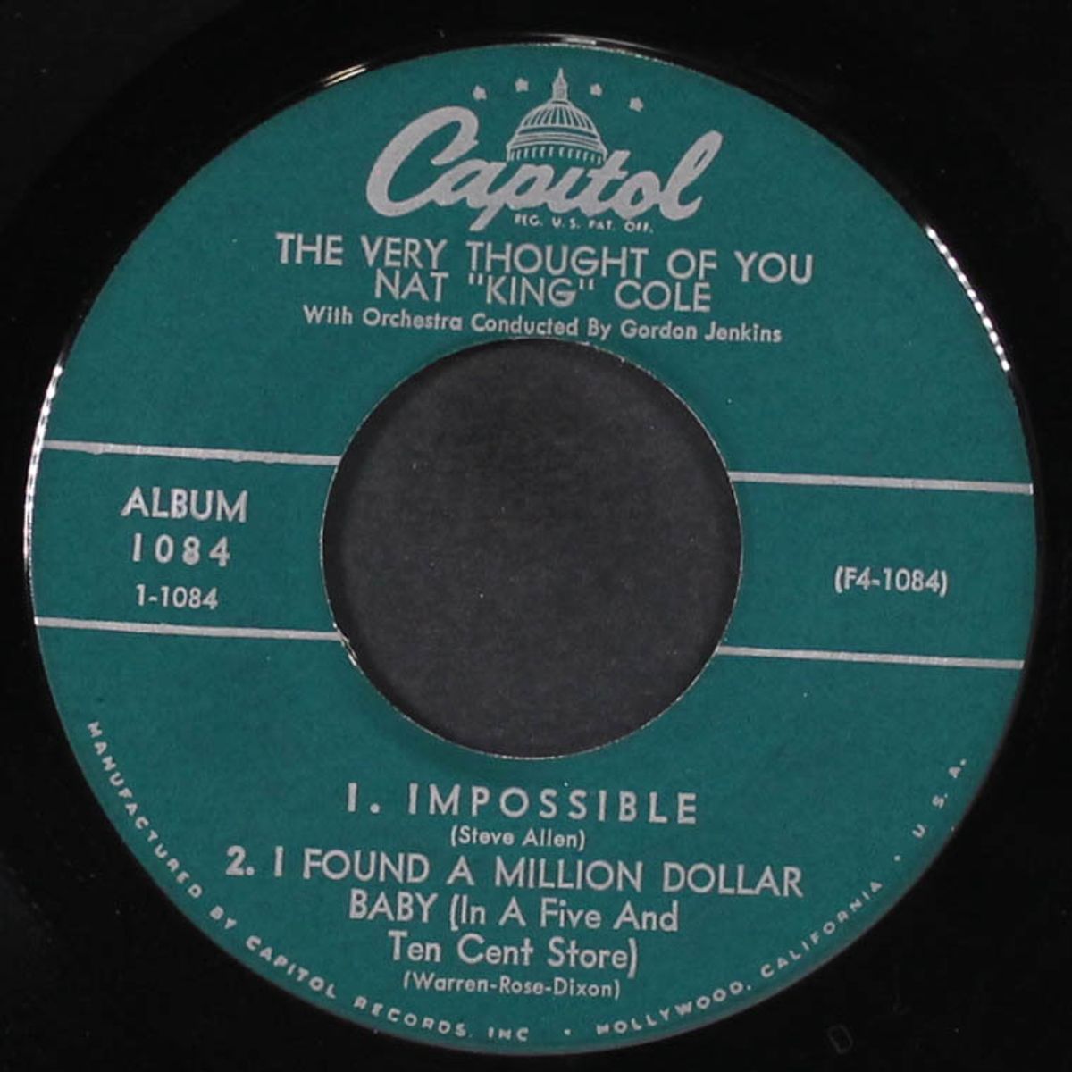 the very thought of you pt. 1 by NAT KING COLE
