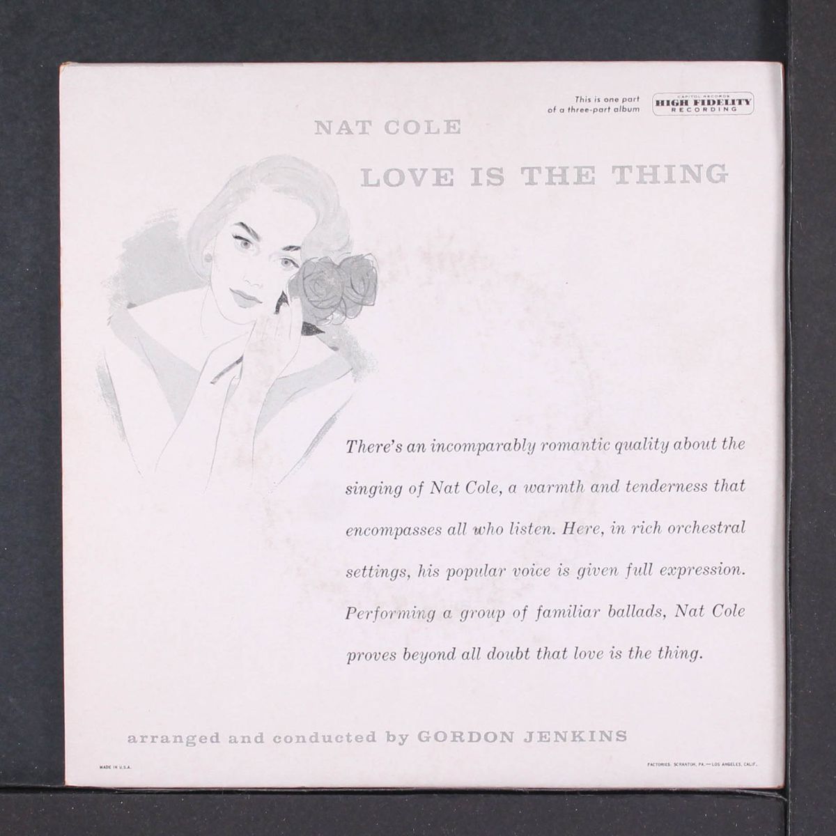 love is the thing pt. 3 by NAT KING COLE