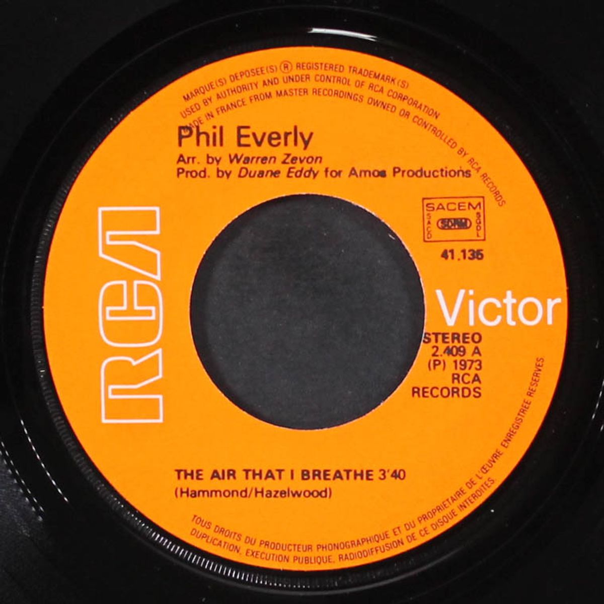 the air that i breathe by PHIL EVERLY