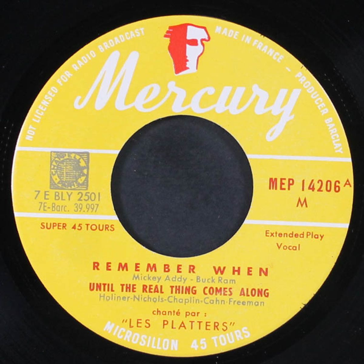 remember when by PLATTERS