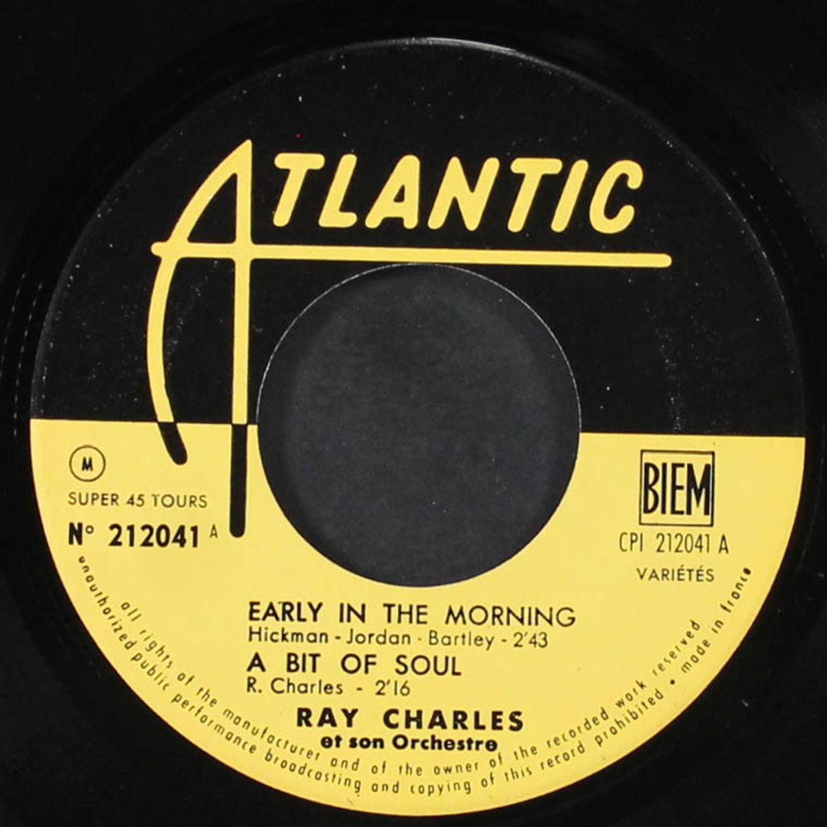 early in the morning by RAY CHARLES