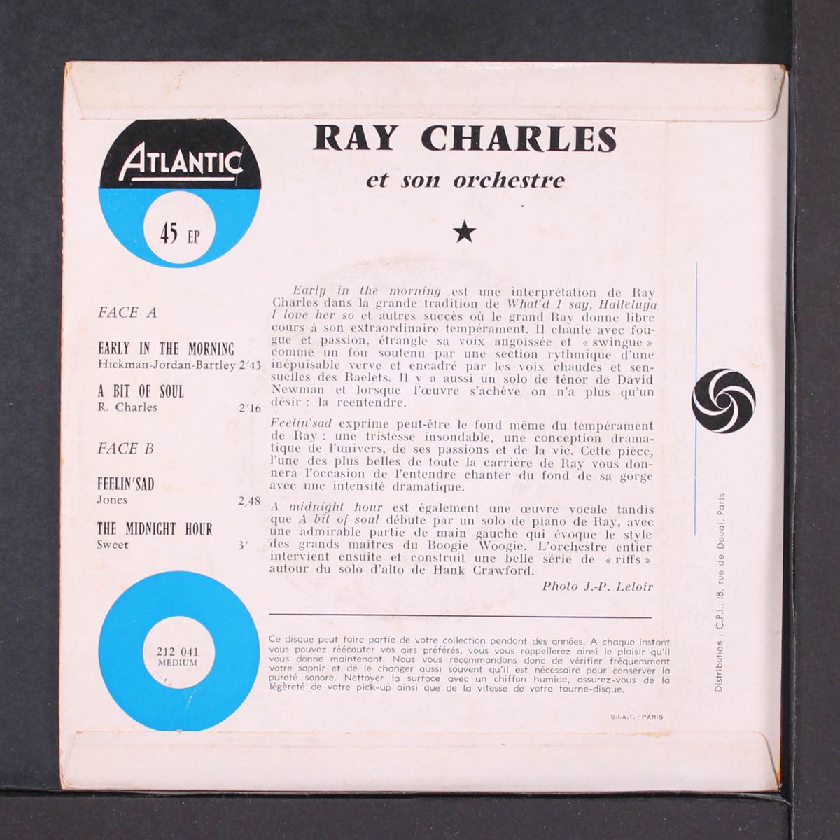 early in the morning by RAY CHARLES