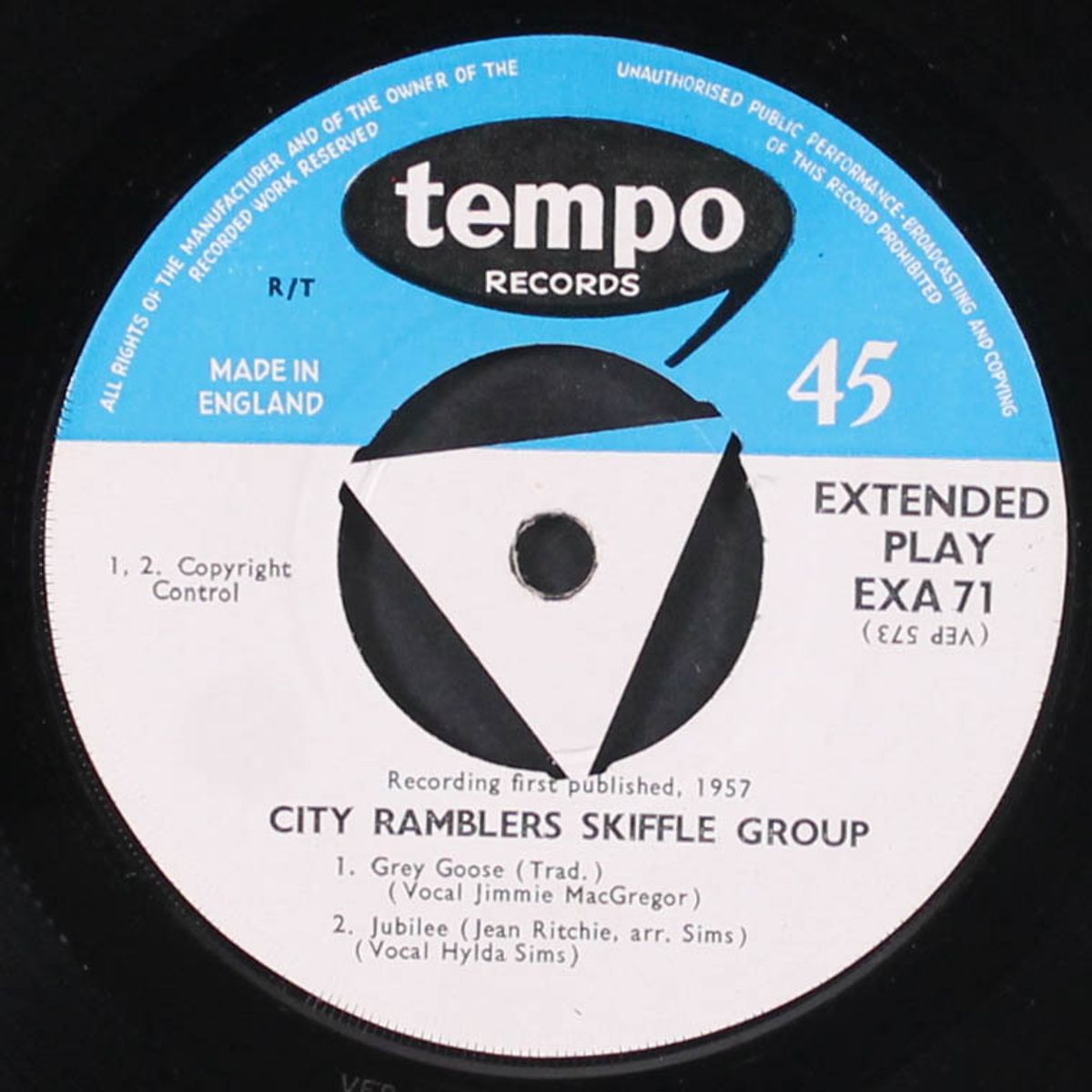 city ramblers skiffle group by CITY RAMBLERS SKIFFLE GROUP