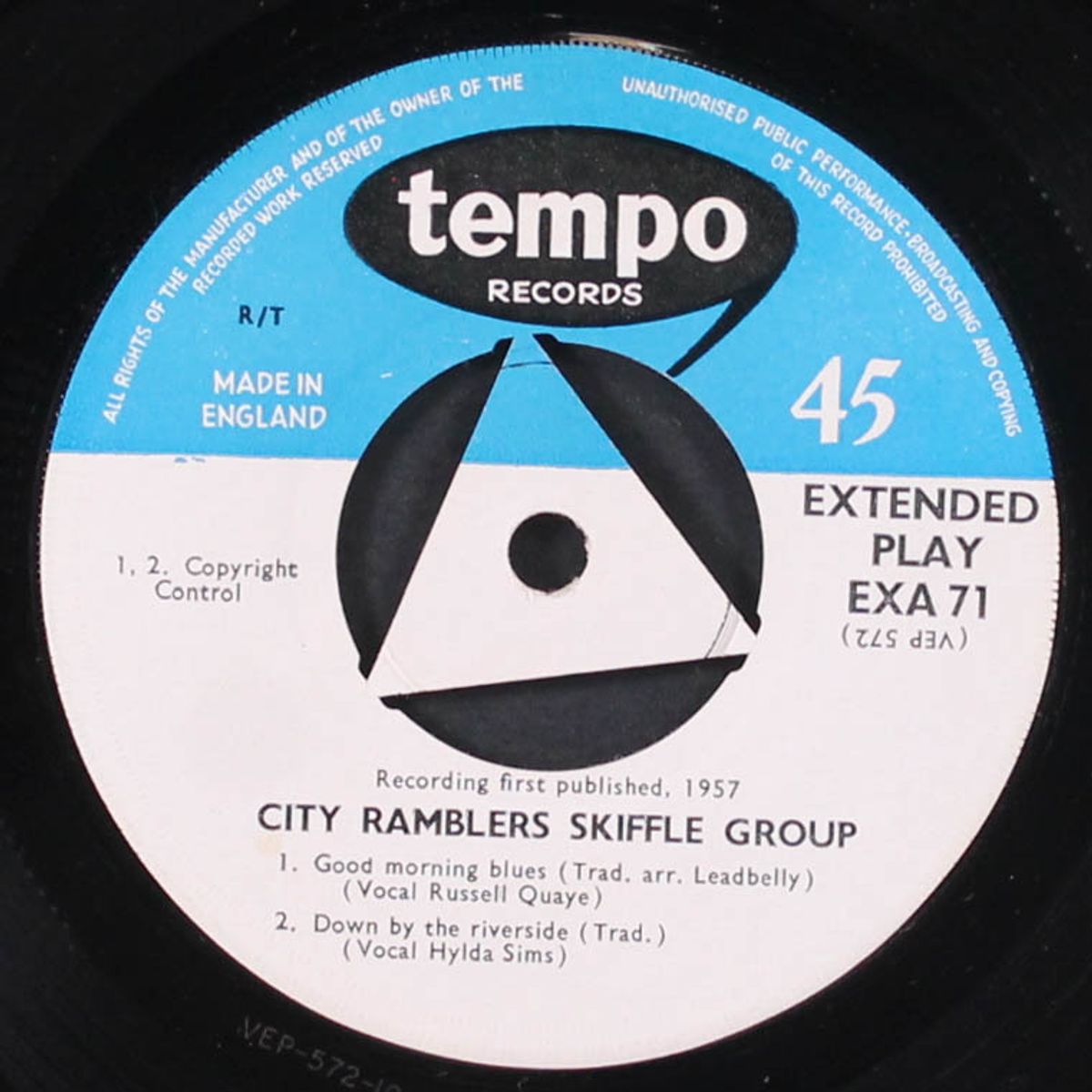 city ramblers skiffle group by CITY RAMBLERS SKIFFLE GROUP