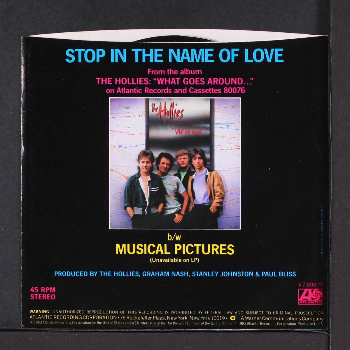 stop in the name of love / musical pictures by HOLLIES