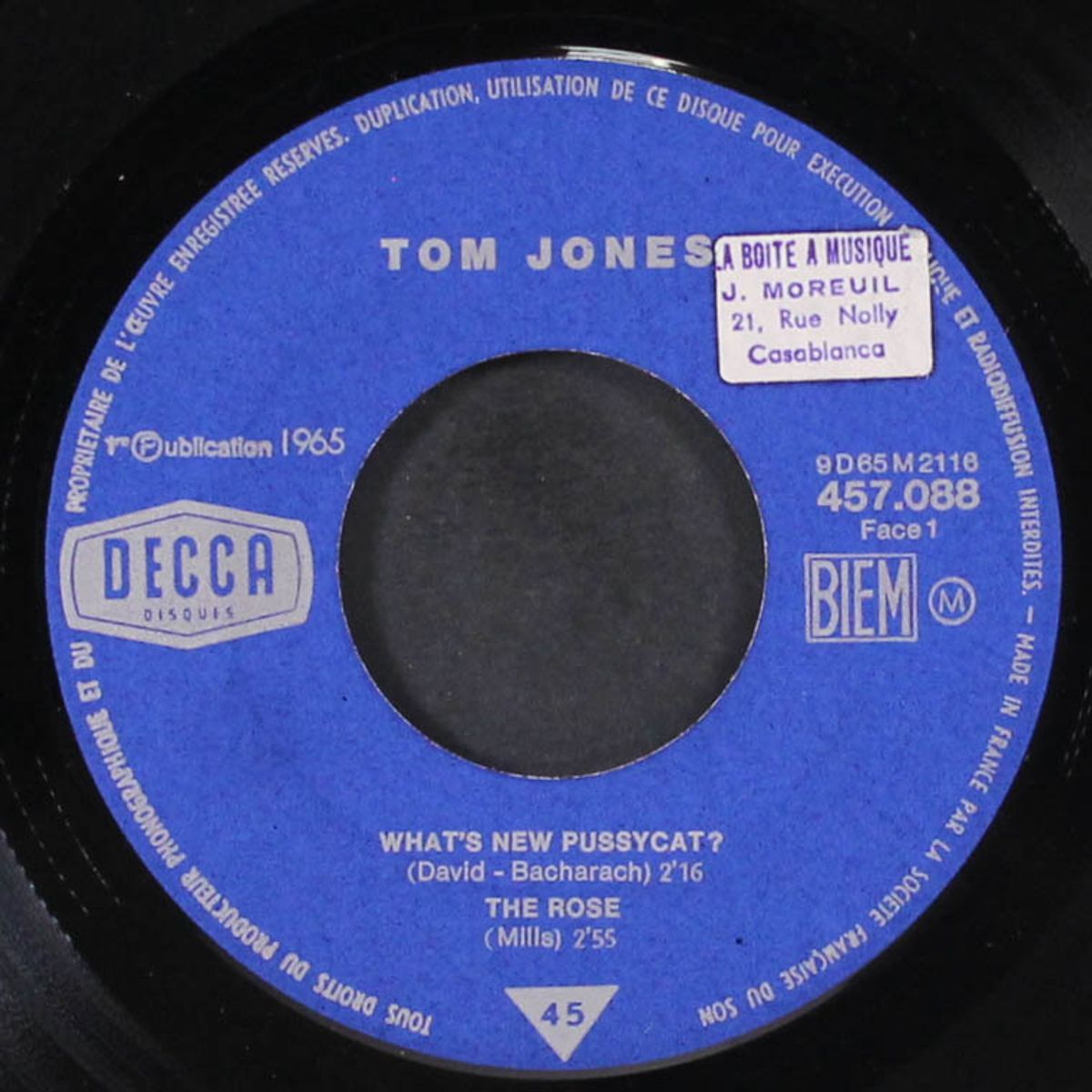 what's new pussycat by TOM JONES