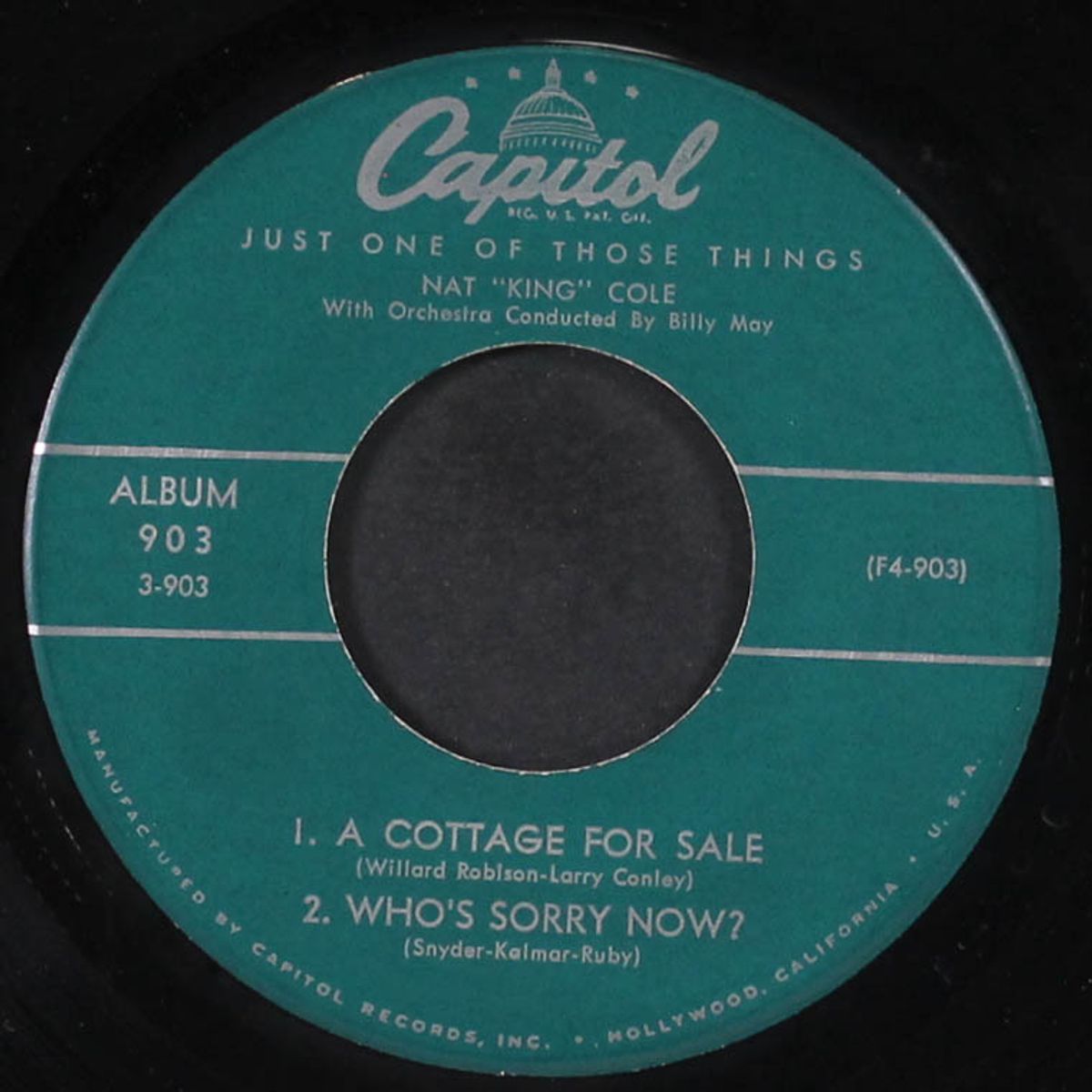 just one of those things, part 3 by NAT KING COLE