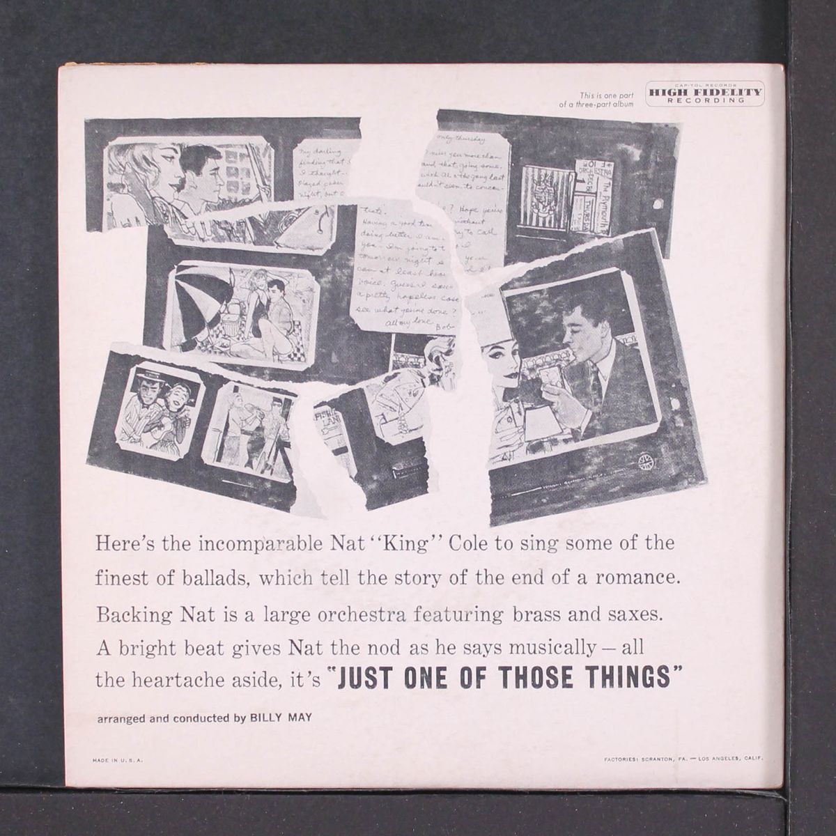 just one of those things, part 3 by NAT KING COLE