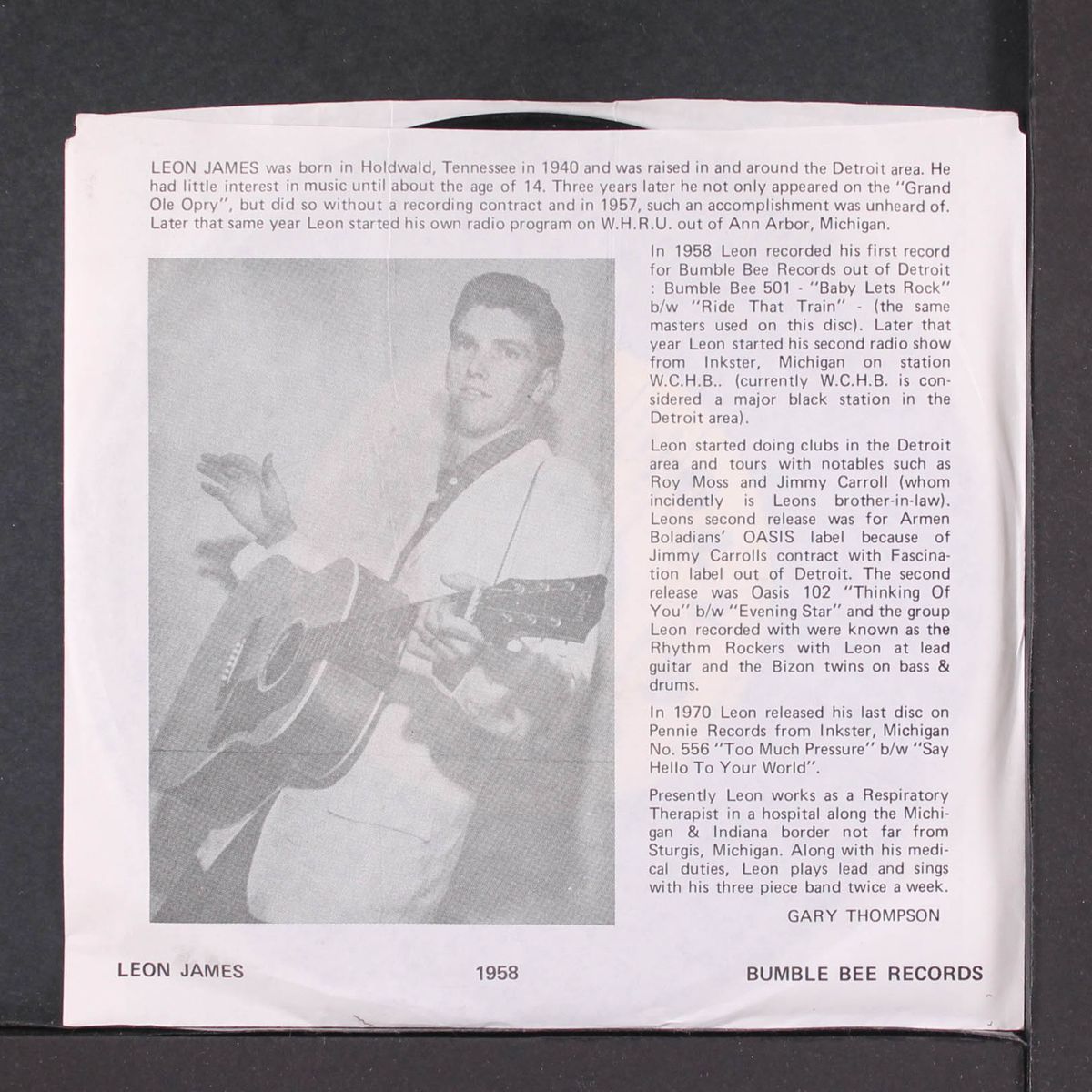 baby let's rock / ride that train by LEON JAMES