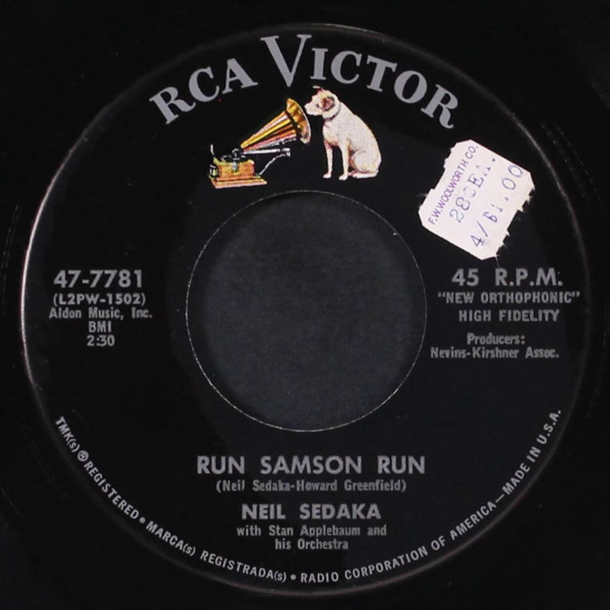 run samson run by NEIL SEDAKA